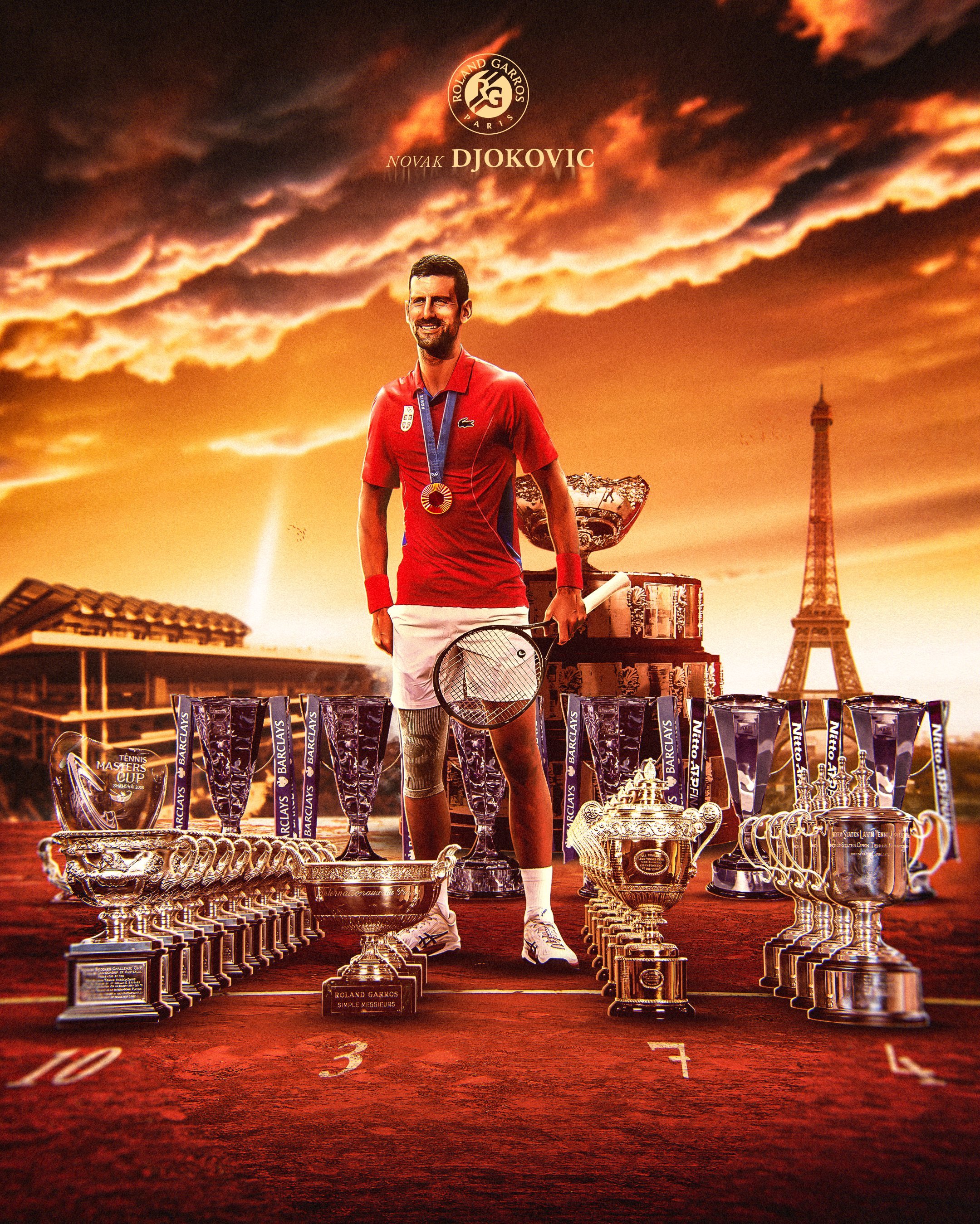 年终总决赛力克联合杯，德约科维奇扛起全队